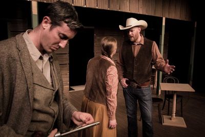 Ransome Foster (Jacob Tice), Hallie Jackson (Jill Heinecke) & Bert Barricune (Chris J Photo