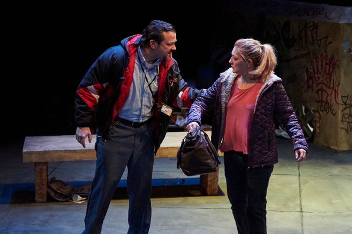 Rod Brogan and Rebecca Harris at 