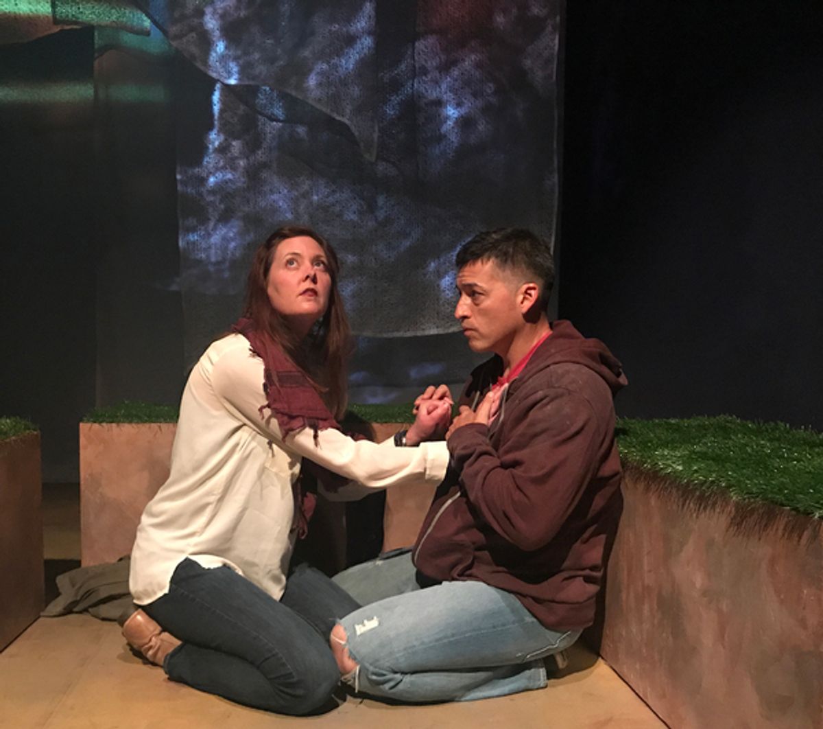 Michael Evans Lopez and Sarah Rosenberg at 