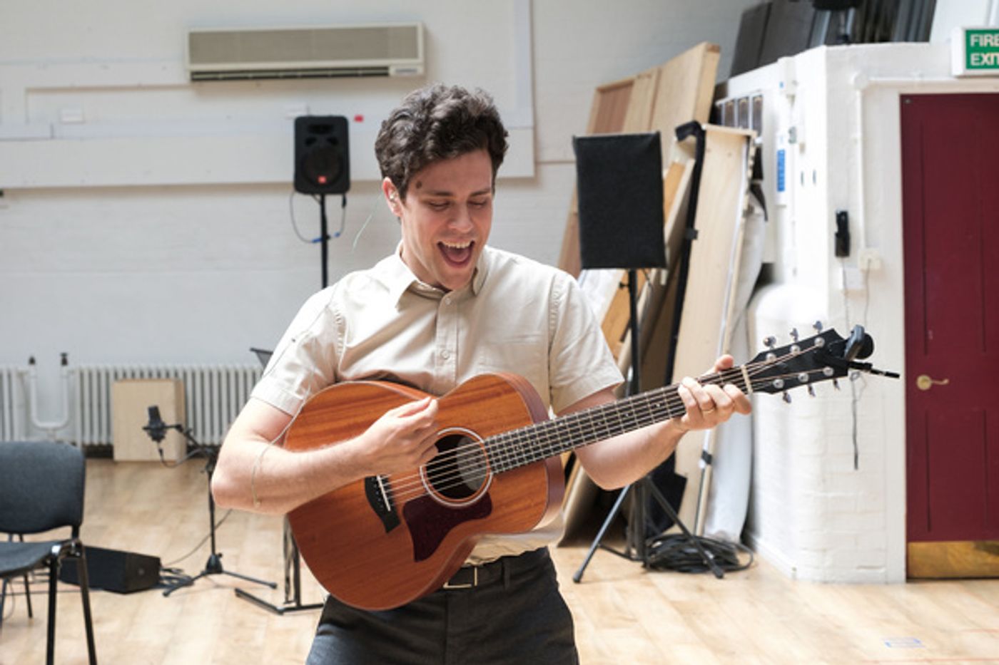 Photo Flash: Inside Rehearsal with Charlie Fink and Jade Anouka for COVER MY TRACKS at The Old Vic  Image