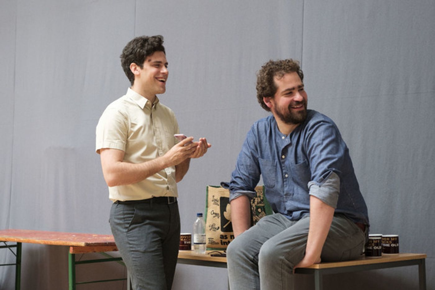 Photo Flash: Inside Rehearsal with Charlie Fink and Jade Anouka for COVER MY TRACKS at The Old Vic  Image