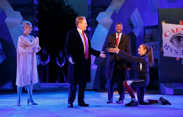 Tina Benko, Gregg Henry, Teagle F. Bougere, and Elizabeth Marvel Photo
