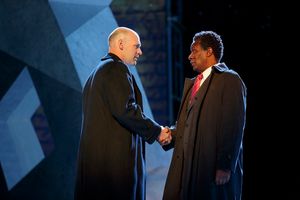 Corey Stoll and John Douglas Thompson @ BroadwayWorld Corey Stoll and John Douglas Thompson Photo