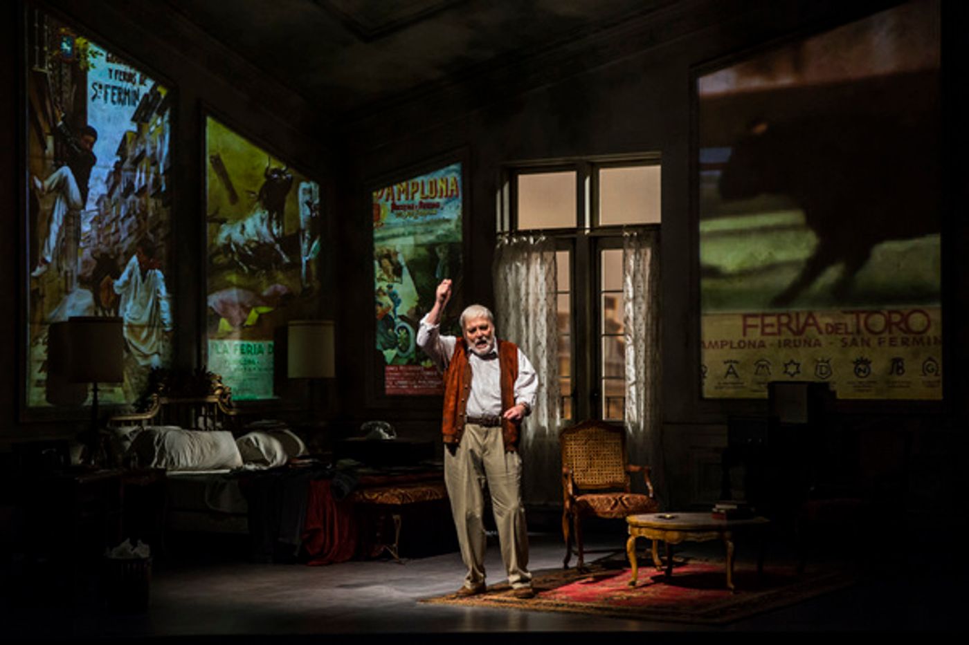 Photo Flash: First Look at Stacy Keach as Ernest Hemingway in PAMPLONA at the Goodman  Image