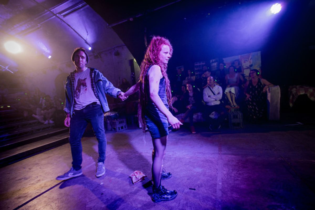 Robin Bailey and Rosie Lomas at 