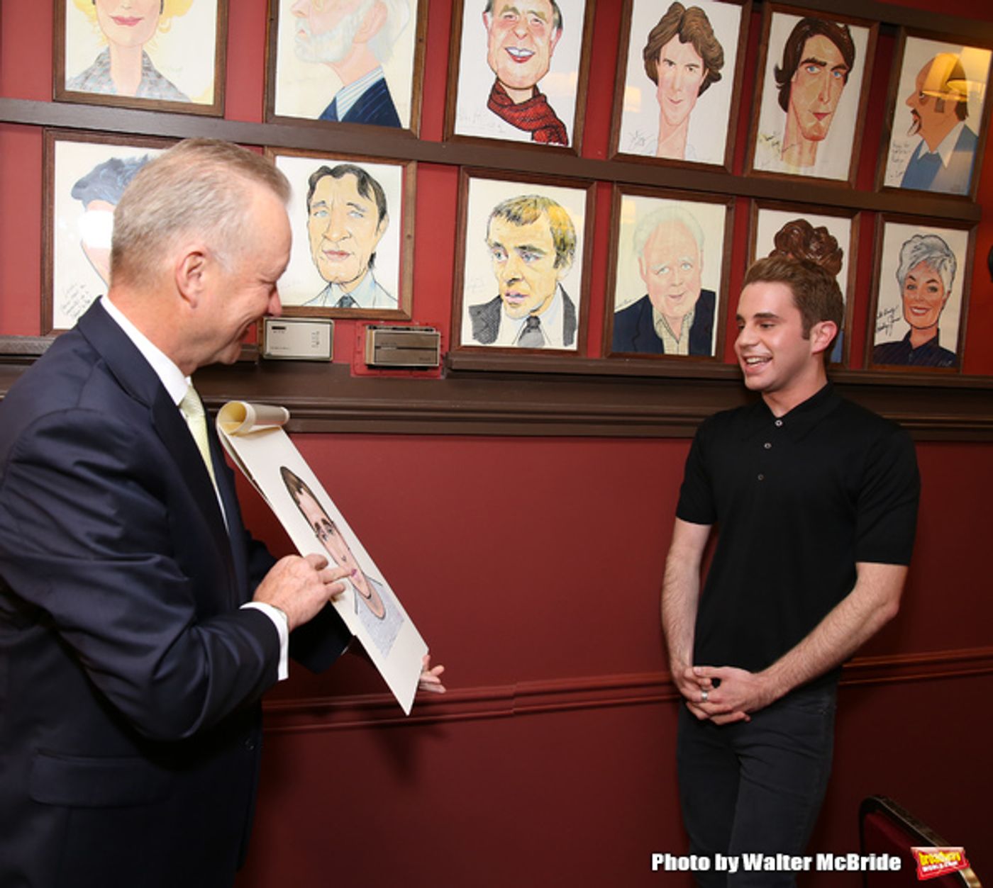 Photo Coverage: Ben Platt's DEAR EVAN HANSEN Gang Celebrates His New Sardi's Portrait! Photo Coverage: Ben Platt's DEAR EVAN HANSEN Gang Celebrates His New Sardi's Portrait! Image