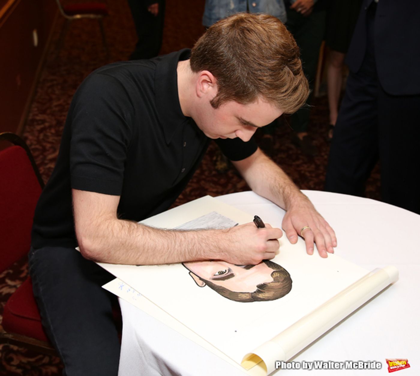 Photo Coverage: Ben Platt's DEAR EVAN HANSEN Gang Celebrates His New Sardi's Portrait! Photo Coverage: Ben Platt's DEAR EVAN HANSEN Gang Celebrates His New Sardi's Portrait! Image