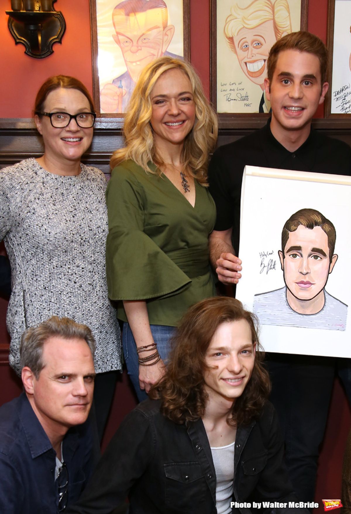 Michael Park, Jennifer Laura Thompson, Rachel Bay Jones, Mike Faist and Ben Platt  at 