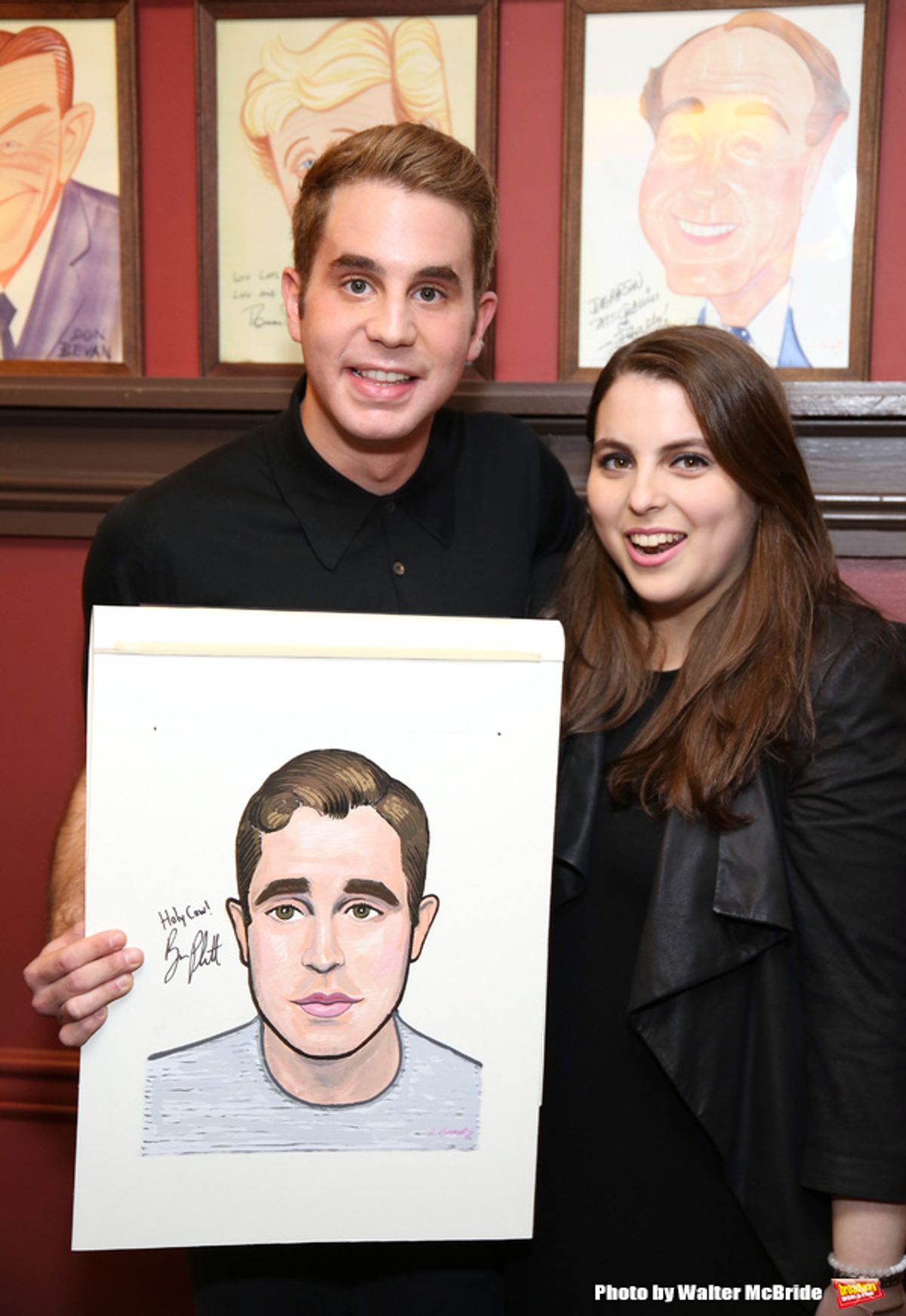 Ben Platt and Beanie Feldstein at 