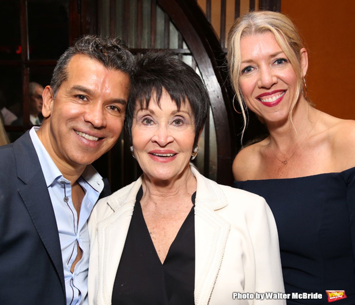 Sergio Trujillo, Chita Rivera and Kelly Devine  at 