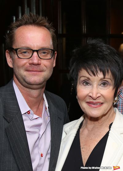 Michael Riedel and Chita Rivera Photo