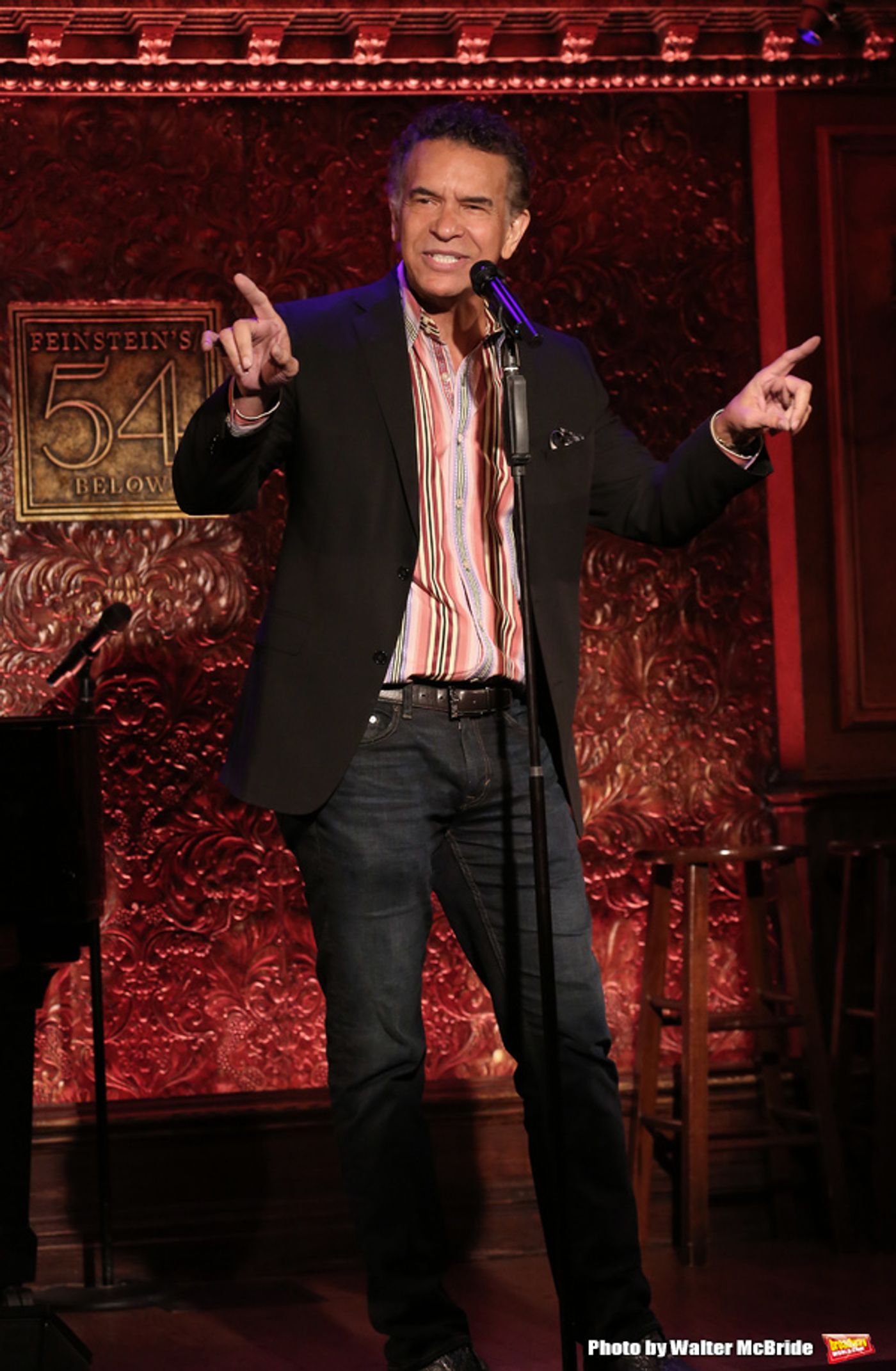 Photo Coverage: Brian Stokes Mitchell Prepares to Make Solo Debut at Feinstein's/54 Below  Image