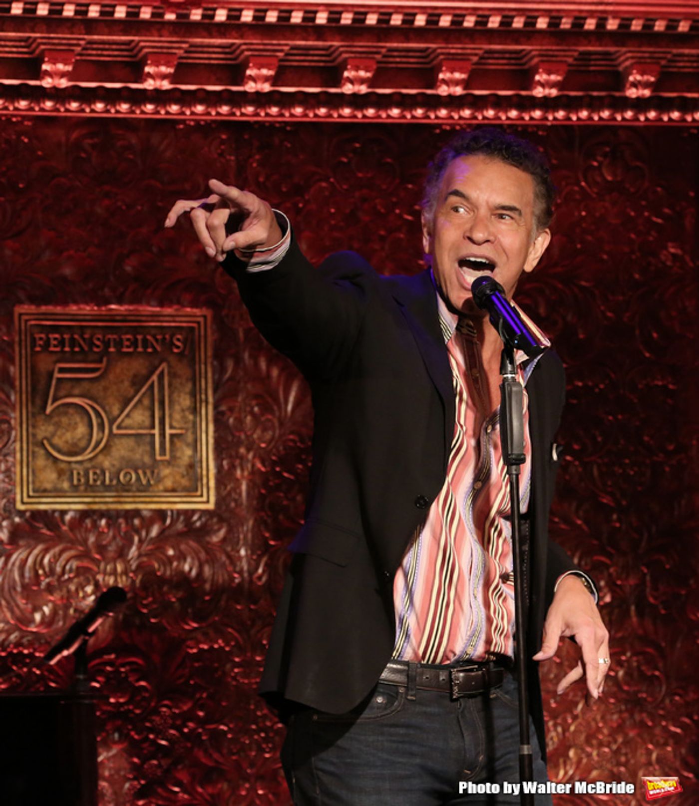 Photo Coverage: Brian Stokes Mitchell Prepares to Make Solo Debut at Feinstein's/54 Below  Image
