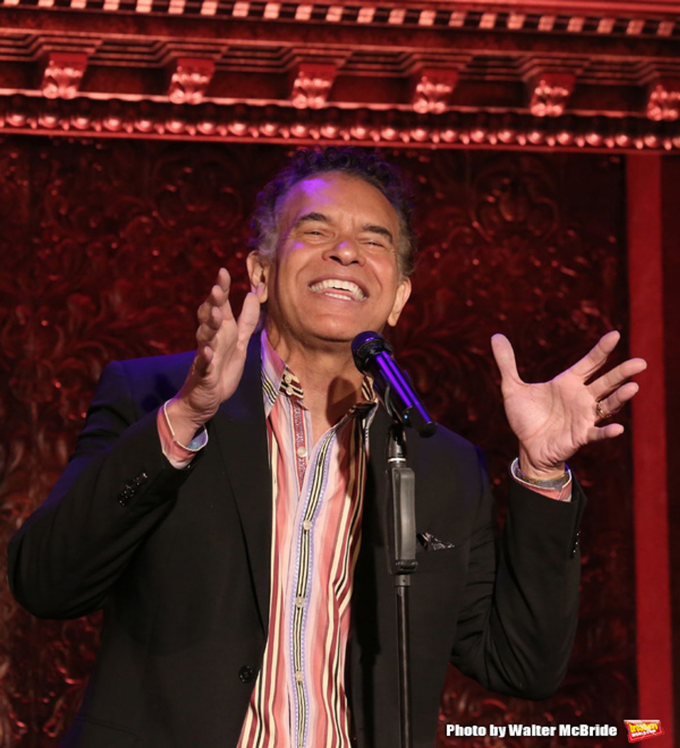 Photo Coverage: Brian Stokes Mitchell Prepares to Make Solo Debut at Feinstein's/54 Below  Image