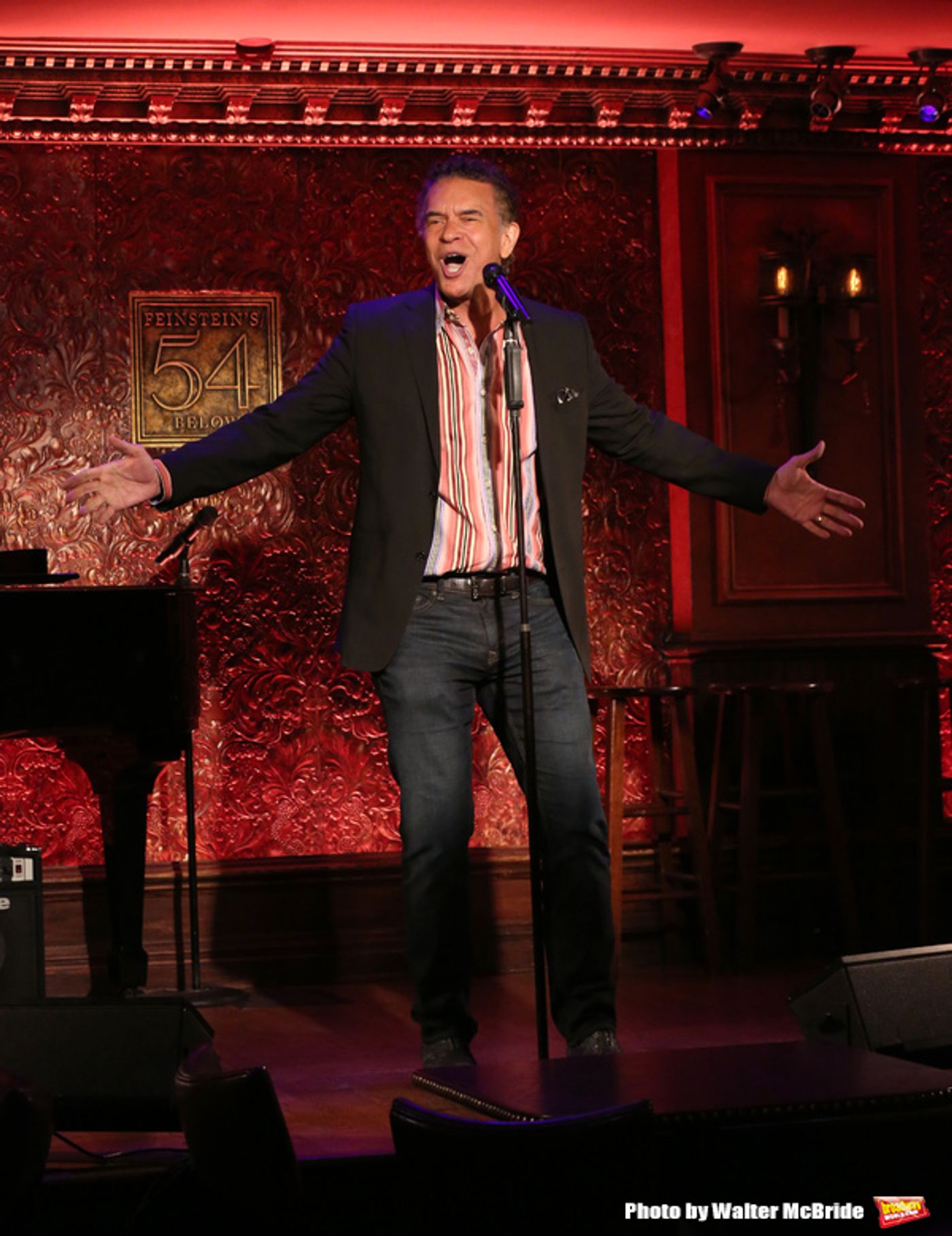 Photo Coverage: Brian Stokes Mitchell Prepares to Make Solo Debut at Feinstein's/54 Below  Image