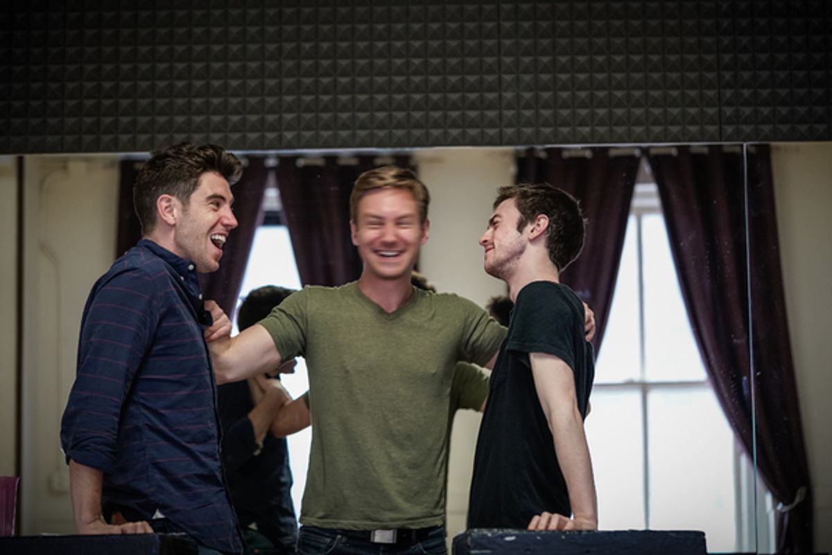 Robbie Simpson, Brandon Haagenson and Patrick Riley at 