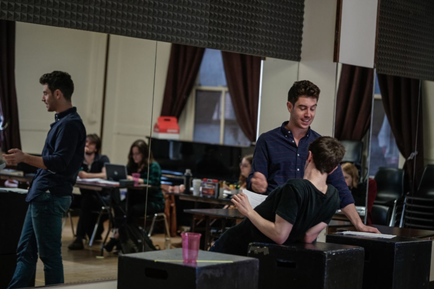 Photo Flash: Inside Rehearsals for Midnight Theatricals' AFTERGLOW Off-Broadway  Image