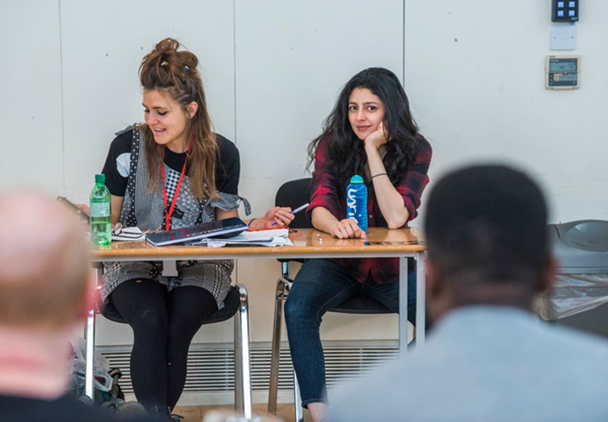 Assistant  Paloma Oakenfold and Shanaya Rafaat at 