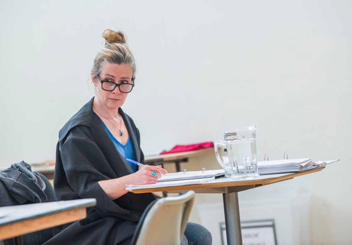 Emma Fielding as Prosecuting Counsel Nelson at 