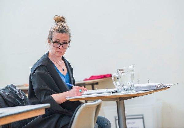 Emma Fielding as Prosecuting Counsel Nelson Photo