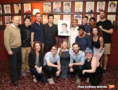 Andy Karl with the â€˜Groundhog Dayâ€™ Family Photo