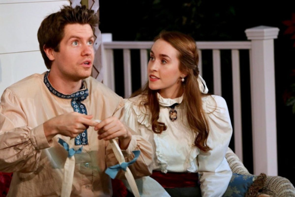 Luke Hofmaier and Rebecca Knowles at 