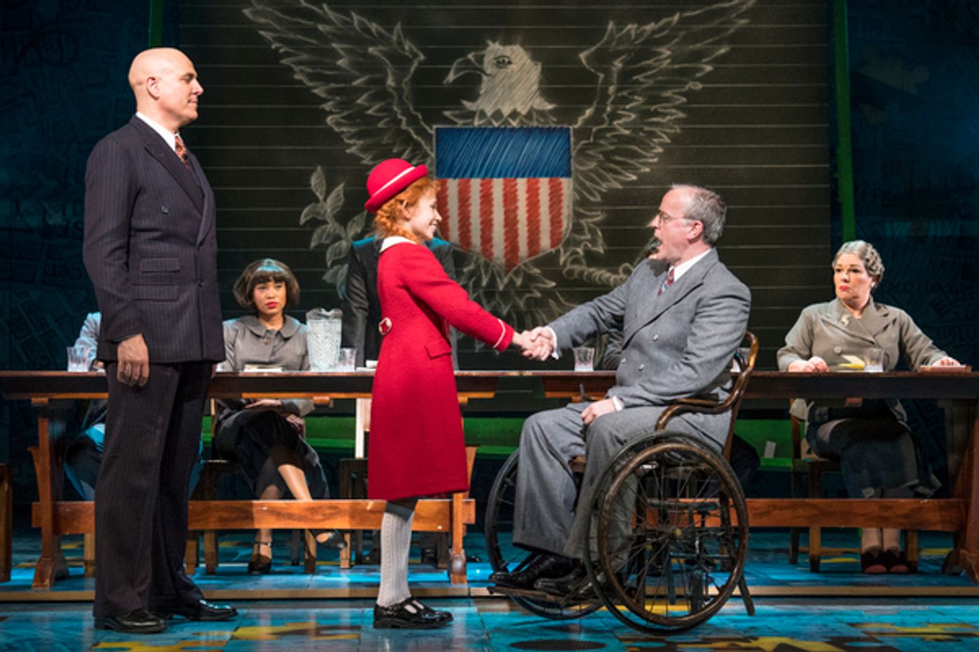 Photo Flash: We Think She's Gonna Like It Here! First Look at ANNIE in the West End  Image