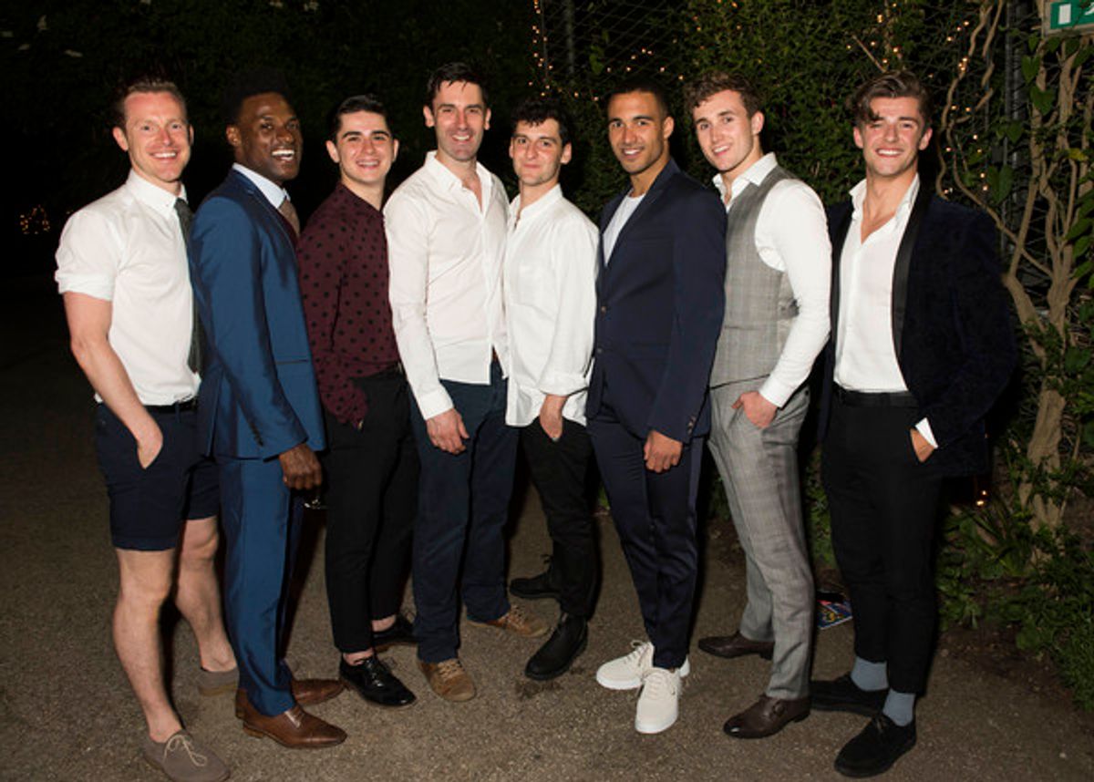 Barnaby Thompson, Brandon Lee Sears, Matthew Caputo, James Leece, Leon Cooke, Myles Brown, Edward Chitticks and Sam Salter at 