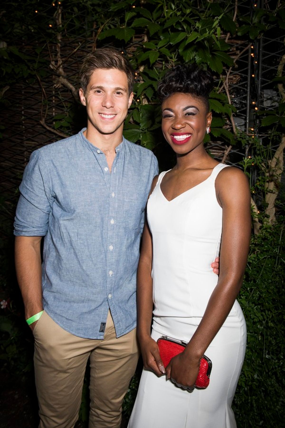 Samuel Edwards and Miriam-Teak Lee at 