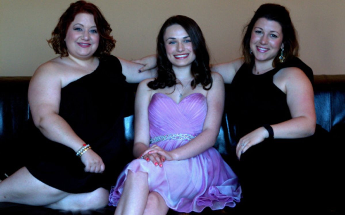 Kirsten Almeida, Ashlee Galea, Nina Elias
 at 