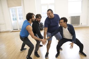 Matthew Croke, Daniel de Bourg, Leon Craig, and Miles Barrow Photo