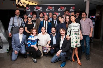 The full company of LA STRADA plus Frances Cafellini and Kenny Wax Photo