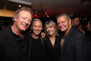Howard Goodall, George Stiles, Val Fancourt and Anthony Drewe Photo