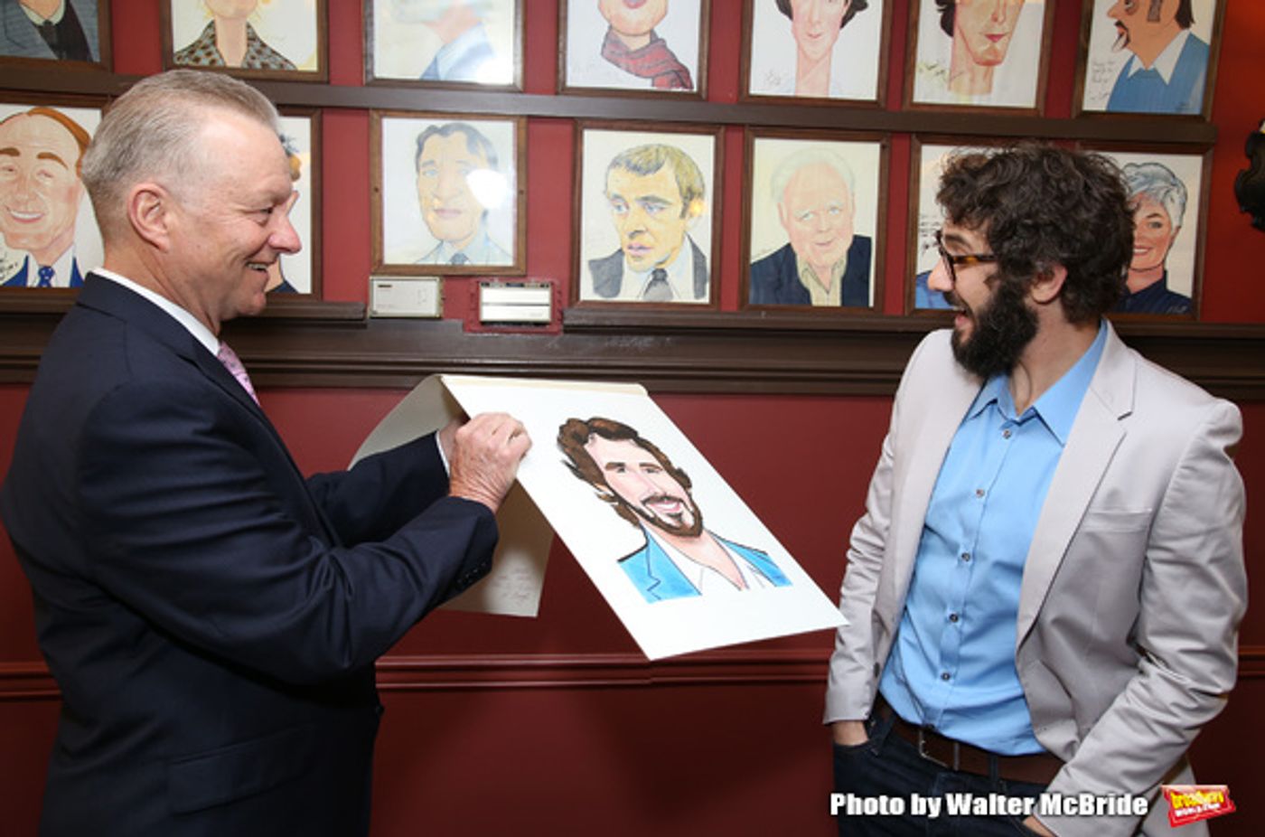 Photo Coverage: What About Josh? Josh Groban Receives Sardi's Portrait  Image