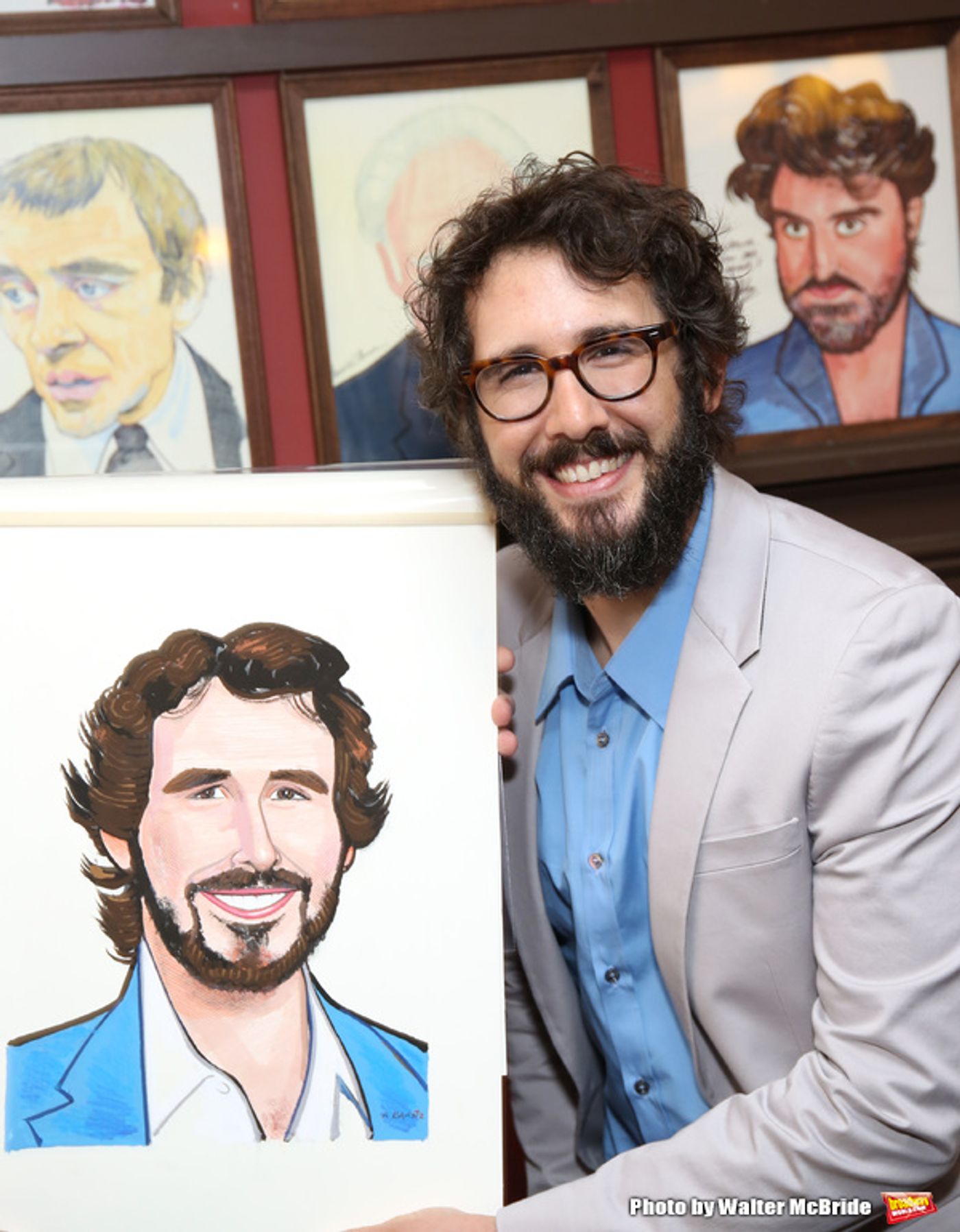 Photo Coverage: What About Josh? Josh Groban Receives Sardi's Portrait  Image