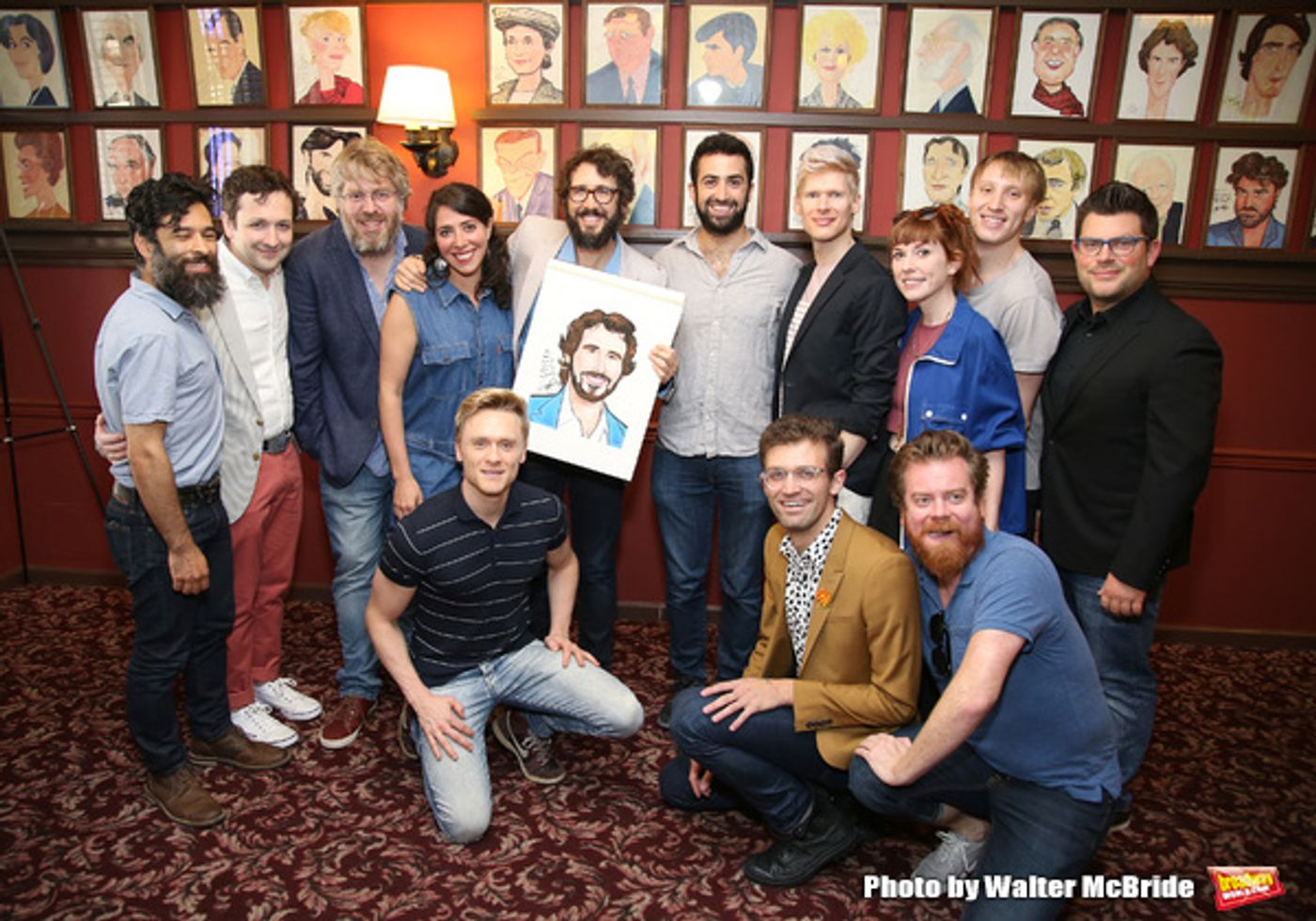 Photo Coverage: What About Josh? Josh Groban Receives Sardi's Portrait  Image