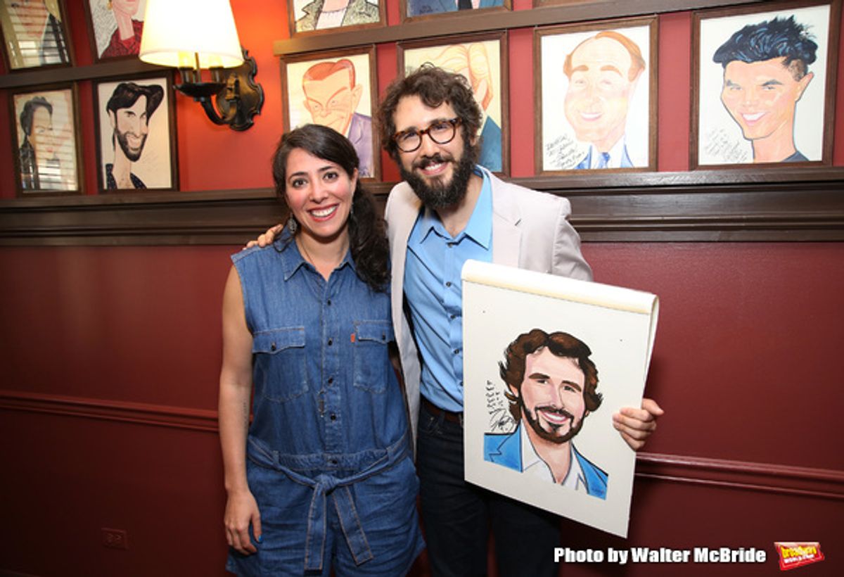 Rachel Chavkin and Josh Groban at 