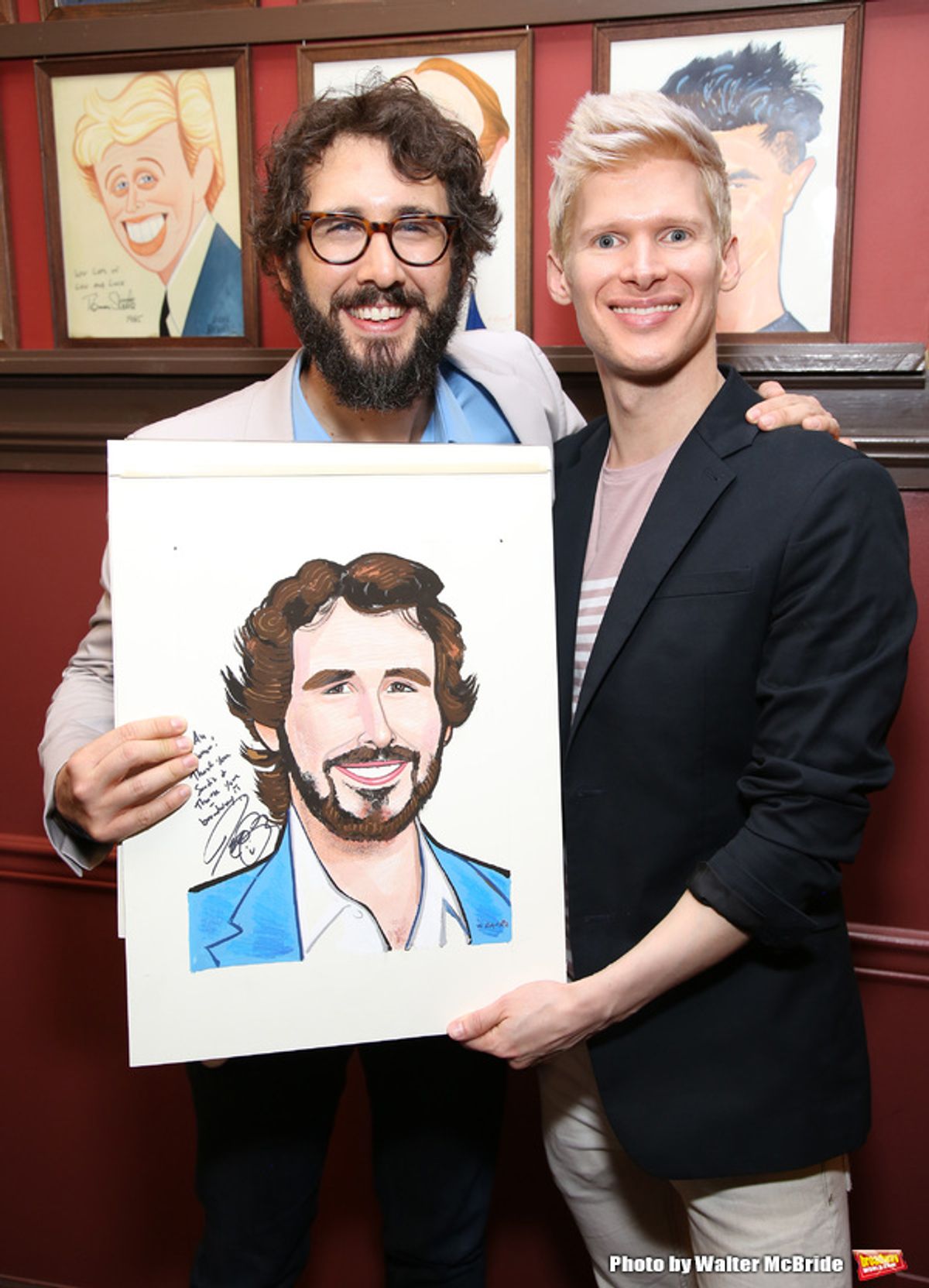 Josh Groban and Lucas Steele  at 
