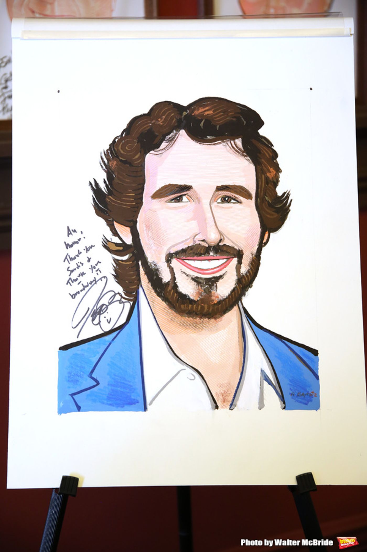 Photo Coverage: What About Josh? Josh Groban Receives Sardi's Portrait  Image