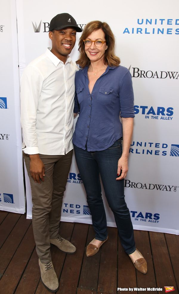 Corey Hawkins and Allison Janney  Photo