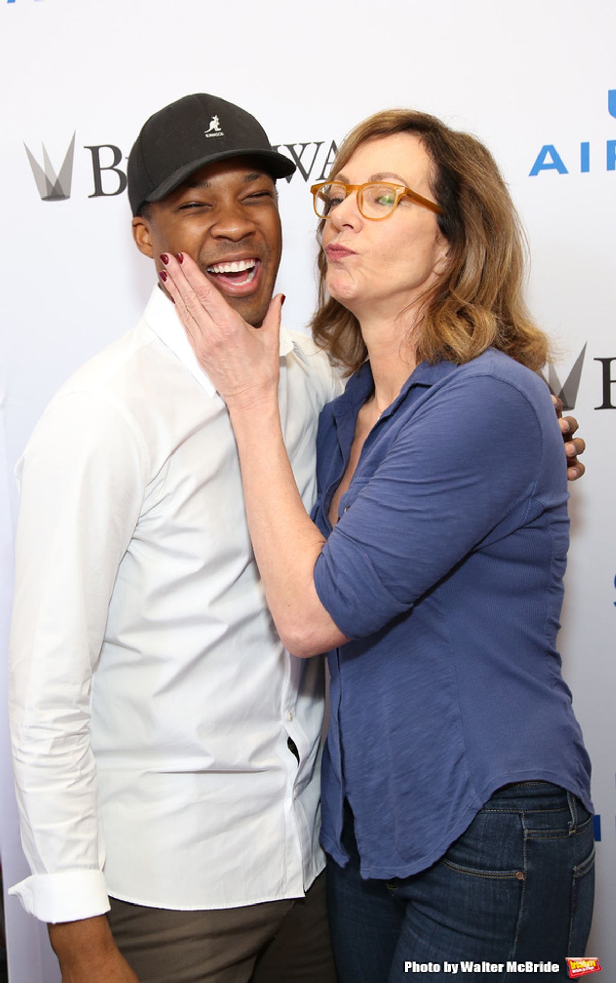 Corey Hawkins and Allison Janney at 