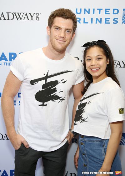 Alistair Brammer and Eva Noblezada  Photo