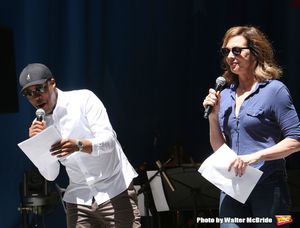 Corey Hawkins and Allison Janney @ BroadwayWorld Corey Hawkins and Allison Janney Photo
