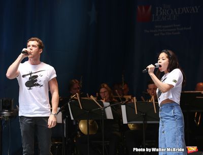 Alistair Brammer and Eva Noblezada  Photo