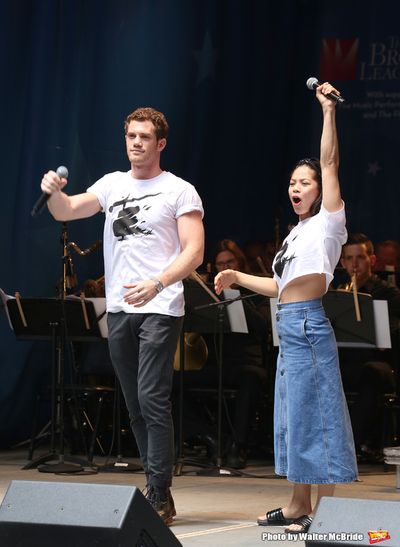 Alistair Brammer and Eva Noblezada Photo