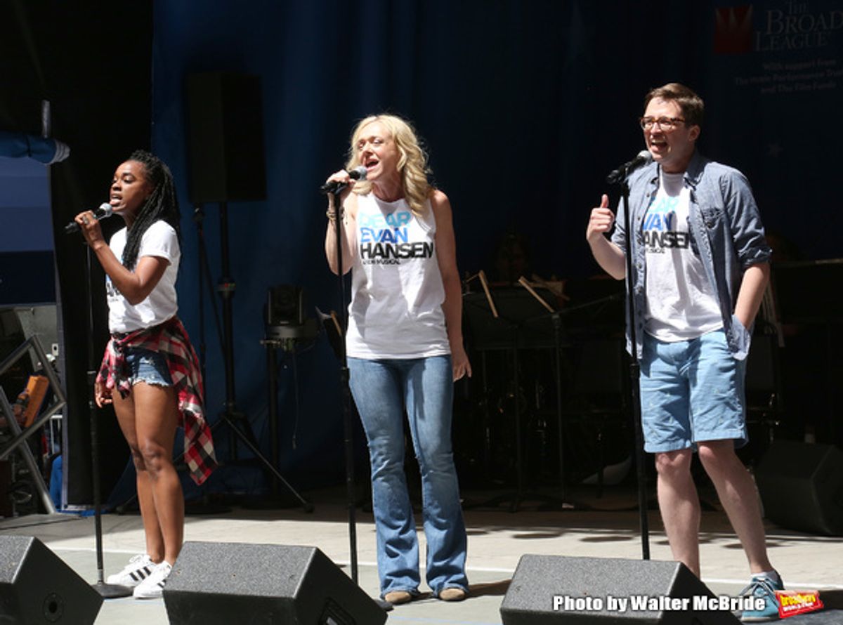 Kristolyn Lloyd, Rachel Bay Jones and Will Roland  at 