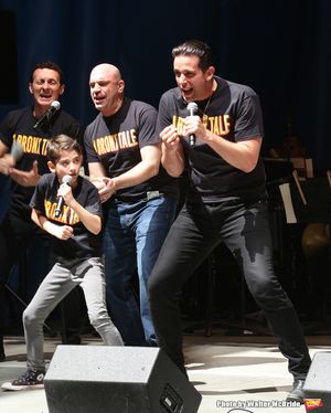 Nick Cordero and the cast of â€™A Bronx Taleâ€™  Photo