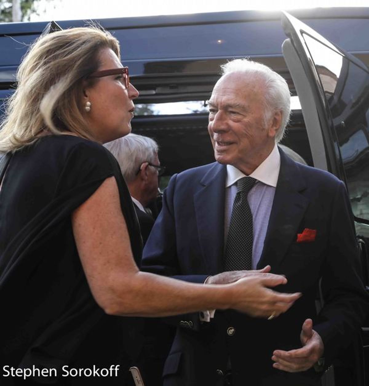 Kelley Vickery & Christopher Plummer at 