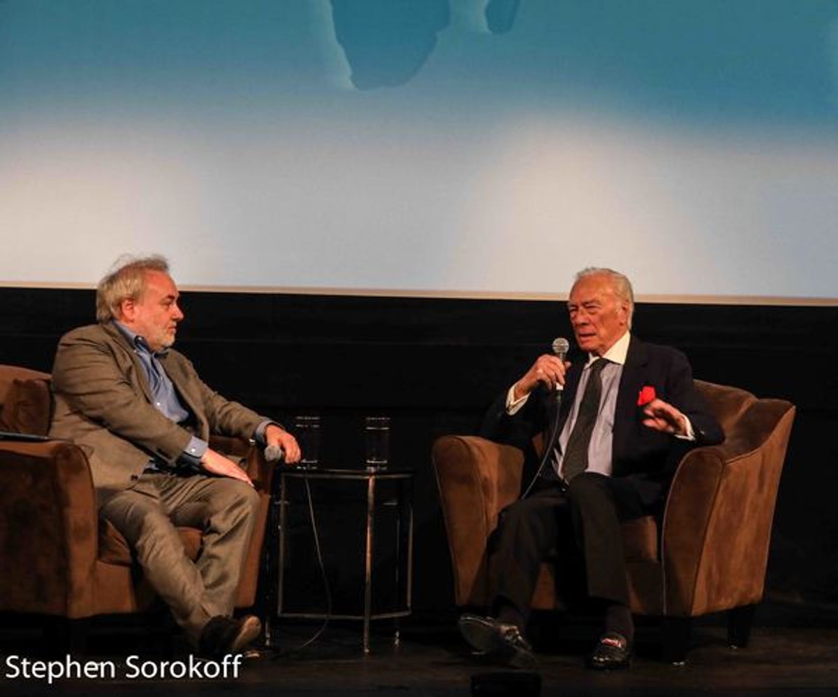 David Edelstein & Christopher Plummer at 