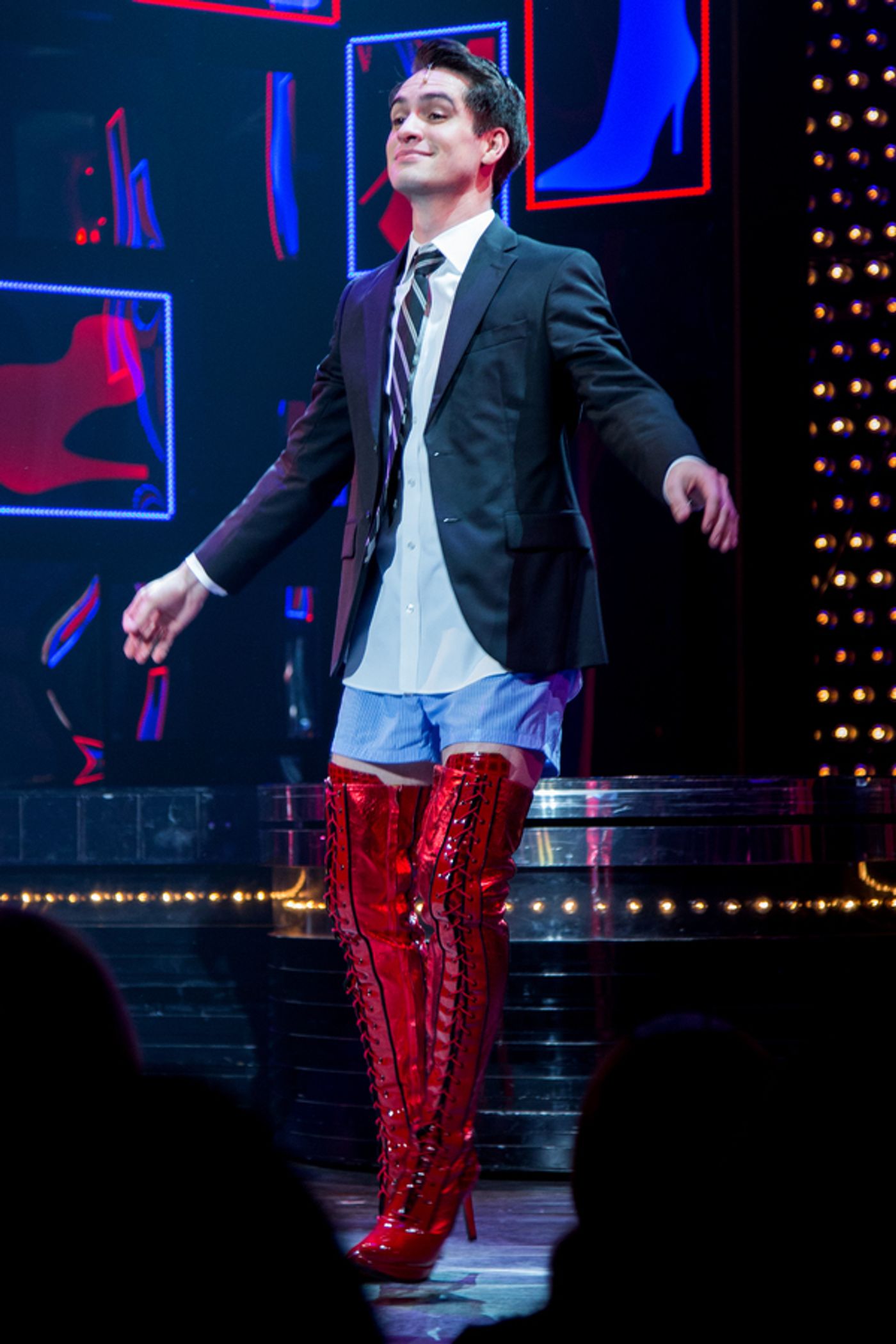 Photo Coverage: No Panic Necessary! Brendon Urie Takes First Broadway Bows in KINKY BOOTS  Image